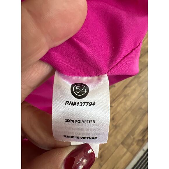 Chase 54 size XL bright pink golf pullover jacket - Picture 4 of 4